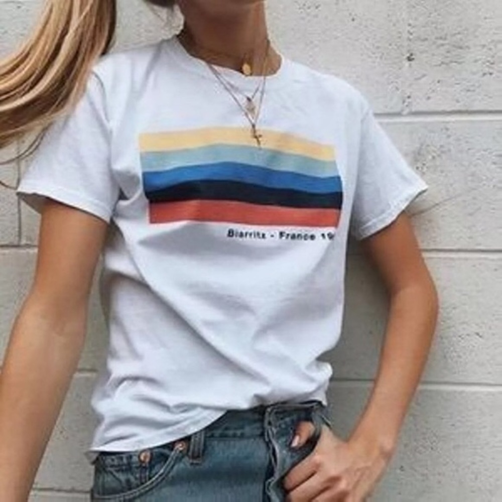 Brandy Melville Rainbow Top